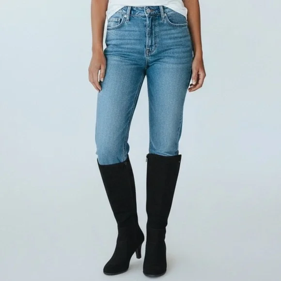 Dana Buchman Women’s Black Cone Heel Knee High Boots | Size 8.5M - Picture 1 of 16